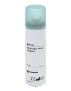 Spray pour retrait d'adhésif Brava Coloplast 50mL 2