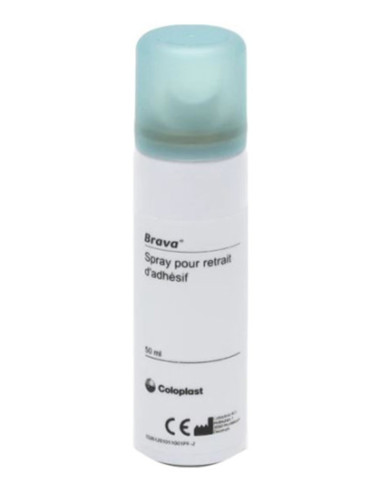 Spray pour retrait d'adhésif Brava Coloplast 50mL