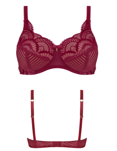 Soutien gorge rouge sans armatures Karolina Amoena