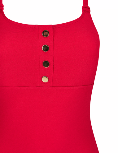 Maillot de bain post opératoire Amoena Chile rouge