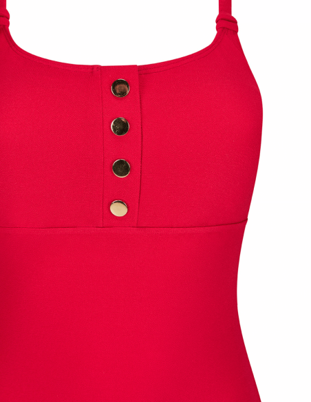 Maillot de bain post opératoire Amoena Chile rouge