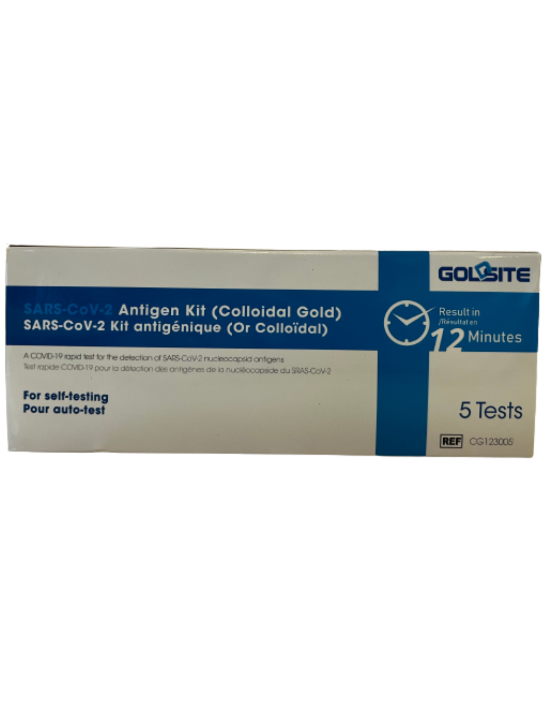 Kit d'autotest rapide d'antigène Covid-19 (écouvillon nasal