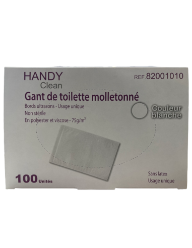 Mitaines Molton 50 Pièce - Usage Unique Gant De Toilette 