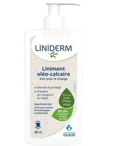 Liniment oléo-calcaire Liniderm - Soin nettoyant et protecteur