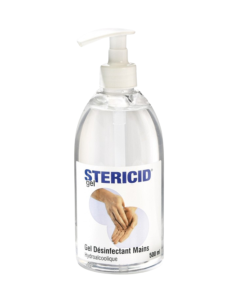 GEL HYDROALCOOLIQUE STERICIDE 500ML