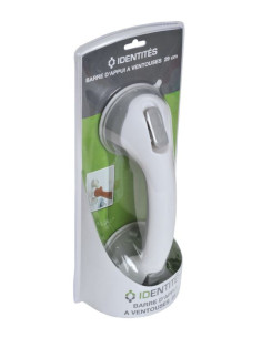 Barre d'appui à ventouses 29cm pour la douche