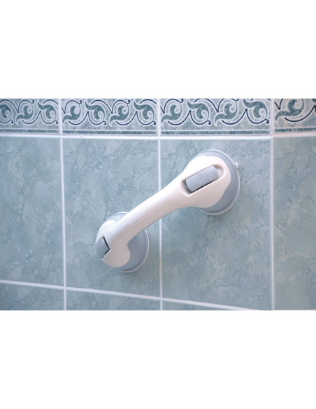 Barre d'appui à ventouses 29cm pour la douche
