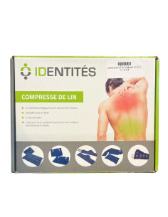 Compresse de lin tri-section